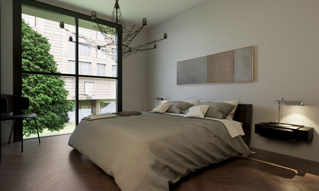 Modular Master Suite Retreat: Where relaxation meets sophistication.